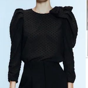 Zara long sleeve blouse